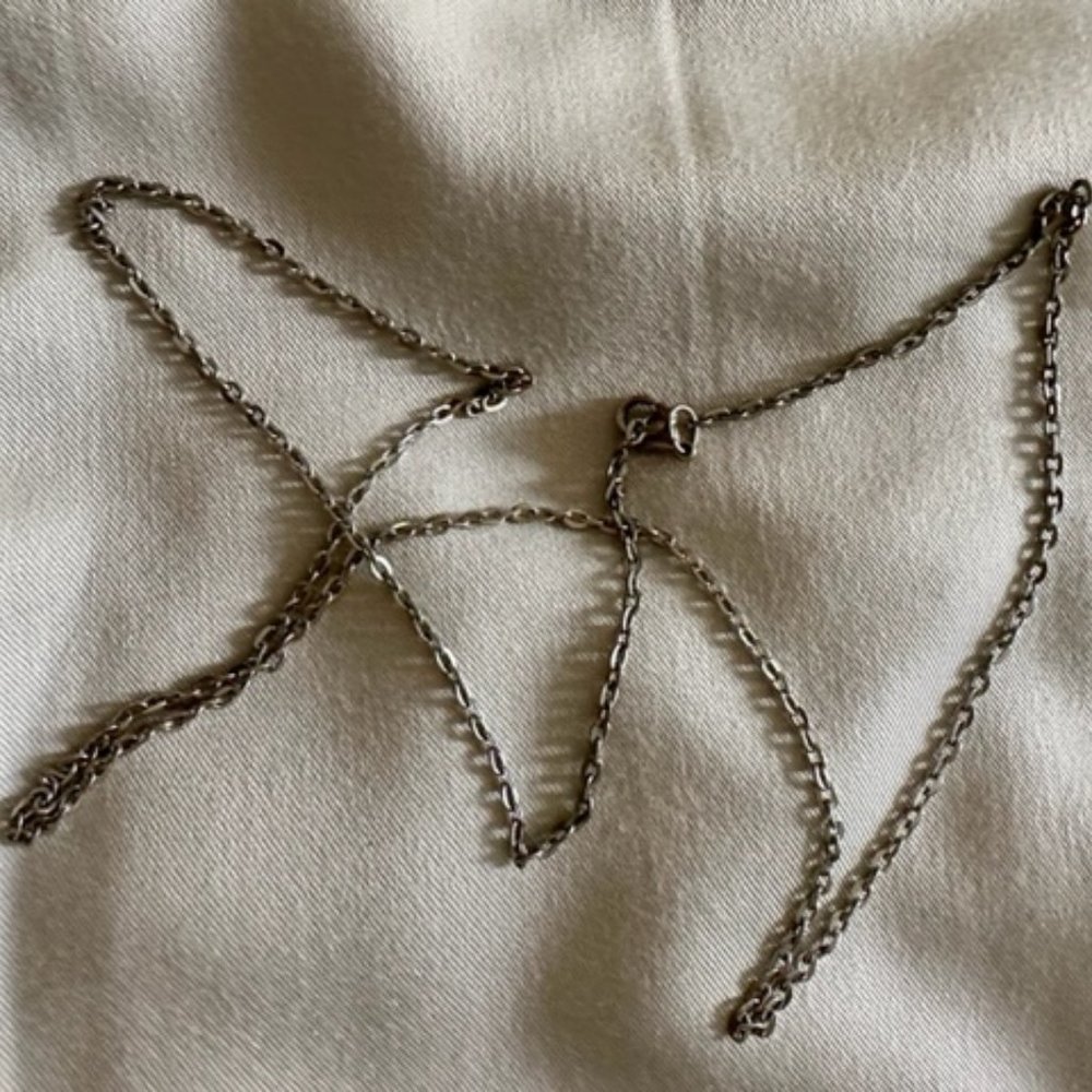 Silver Type Chain 14" - Picture 5 of 7